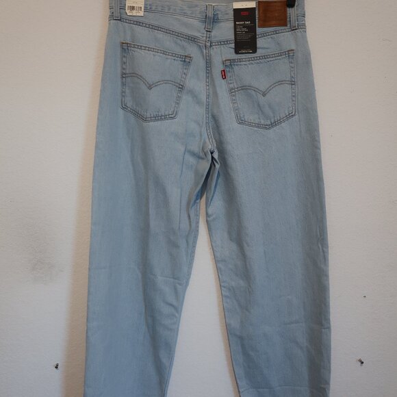 Levi's Baggy Dad Women's Jeans Size 31 Light Sugar - Light Wash - Picture 6 of 8